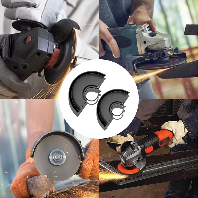 2Pcs Cutting Machine Base Wheel Safety Guard Angle Grinder Grinding