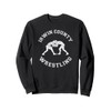 Irwin County Wrestling Distressed Retro Wrestler Sweatshirt