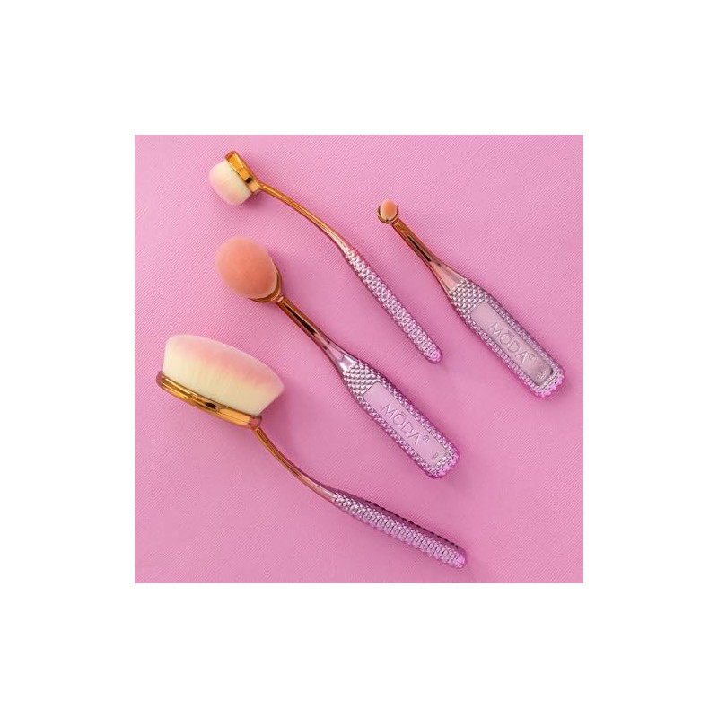 Royal Brush Moda Rose Cosmetic 4 Piece Face Make Up