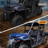 CPOWACE Front Mesh Grille with LED Light Bar Compatible with