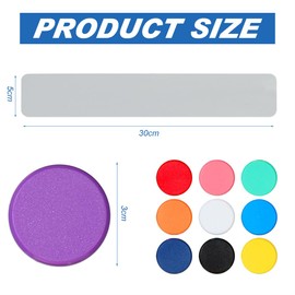 Pinnwand Magnetisch Rostfrei Eisentafeln Streifen Metallmagnettafeln mit 10 Bunten Magneten Memostreifen für Fotos Schule Büro Zuhause 4 Stück Bulletin Bar Board