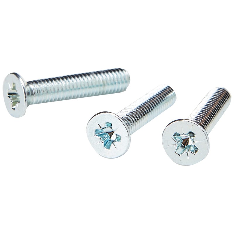 Countersunk Machine Screws/Bolts Zinc Plated Pozi Csk Head M6 6mm