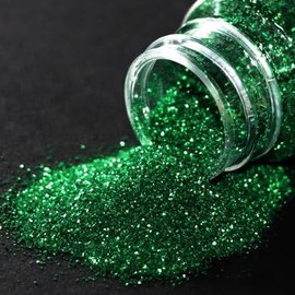 Mermaid Glitter Cosmetics Emerald Seas ~ Make-Up & Body Glitter 1oz jar