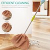 VICASKY 3pcs Washable Coral Velvet Broom Covers for Floor Cleaning