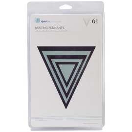 QUICKUTZ Lifestyle Crafts Nesting Pennants Die Set