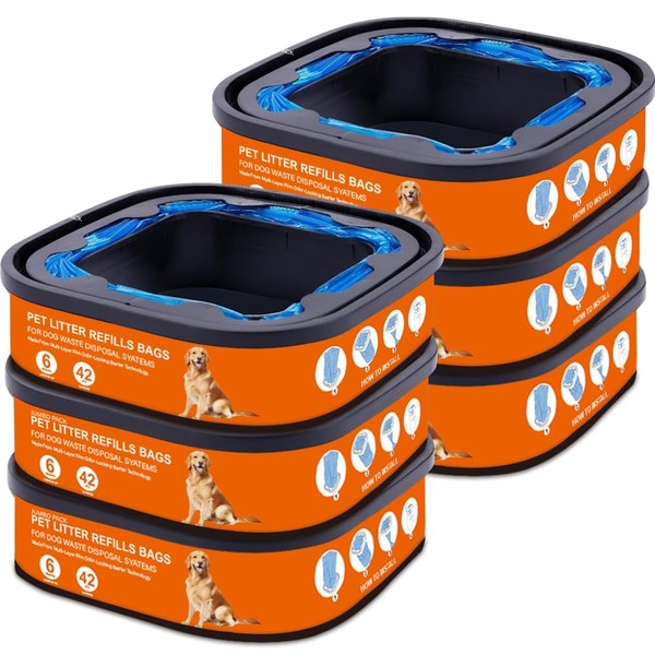 Jumbo Square Refills Disposal Bags Refill Compatible with Pet Dogs