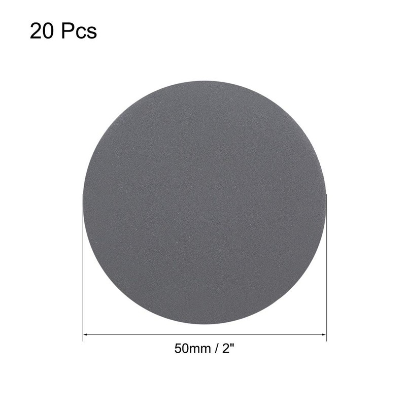 sourcing map 2 Inch Wet Dry Sanding Discs 1200 Grit