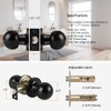 Probrico Round Ball Interior Door Knobs, Passage Door Knobs for