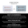 COOLYOUNG Duck Nails Press on 10Pcs 3D Acrylic Fake Nails