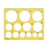 Traceease Geometric Drafting Jumbo Circle Template Drawing Stencil, Designing Template