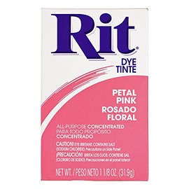 All Purpose Concentrated Rit Dye Powder Single Pack for Clothing, Décor, and Crafts – Petal Pink