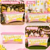 6FT Lemonade Spandex Tablecloth Lemon Theme Stretch Spandex Table Cover