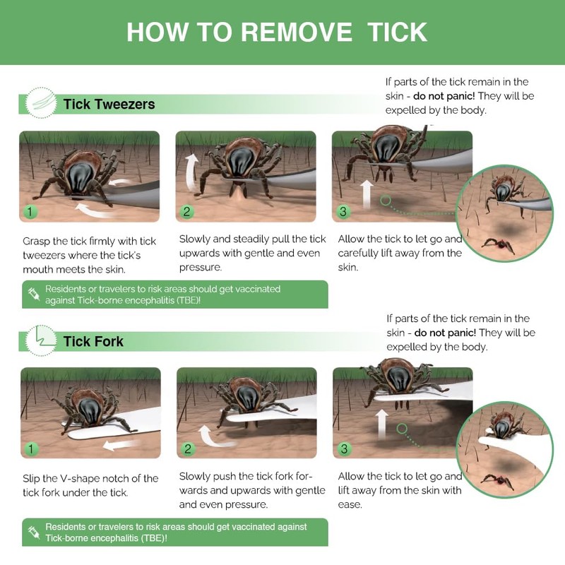 Tick Remover, Tick Removal Tool, Stainless Steel Tick Remover Tool