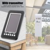 CJ3316RF 4in Thermometer with Clock Function Indoor Outdoor Digital Wireless