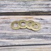 ECSiNG 180PCS Brass Flat Washer Assortment Set 8 Sizes M2