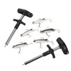 BESPORTBLE 7pcs Fishing Hook Remover Tool with Ergonomic Handle Vivid