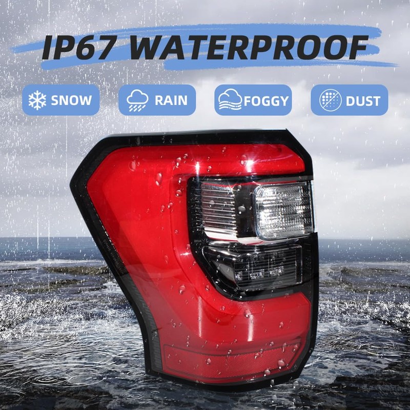 CHELANGHU LED Tail Light Lamp Assembly Fit for Ford Expedition