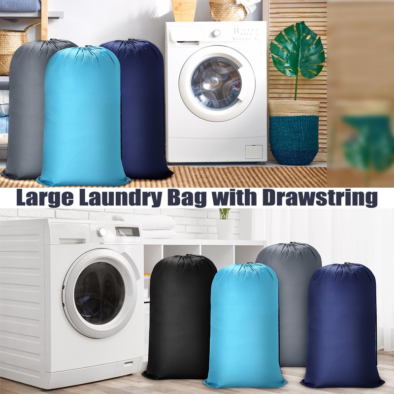 Sanwuta 40 Pcs 38" x 24" Large Laundry Bags with