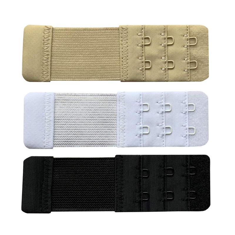 Chanie Women Pack of 3 Soft Comfortable 2 Hooks Bra