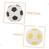 INOOMP 12 Pcs 3D Soccer Eraser Cute Design for School
