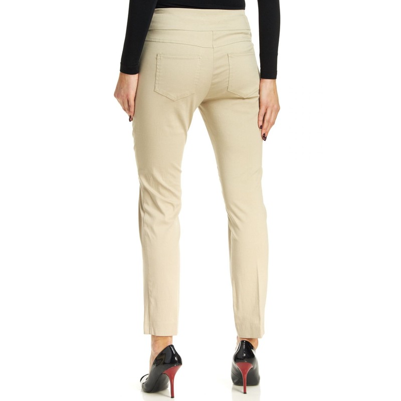Ruby Rd. Women's Pull-On Solar Millennium Super Stretch Pant, Chino,