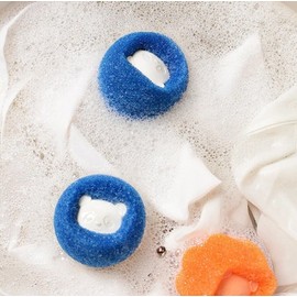 TIKA 8 Pet Hair Remover Balls -Reusable Laundry Sponge, Dryer Anti-Winding Adsorption