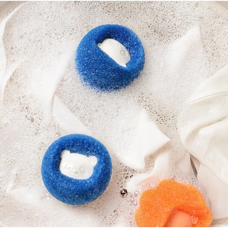 TIKA 8 Pet Hair Remover Balls -Reusable Laundry Sponge, Dryer
