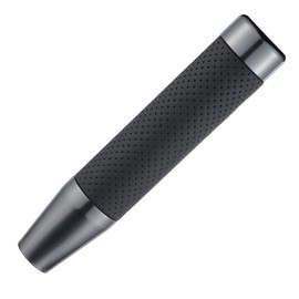 Abfer Weighted Gear Shift Knobs Long Stick Shifter Knob Leather for Most Automatic Manual Vehicle Trucks, Grey