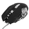 Mechanical Wire Game Mouse Mute USB Black 4-Way Roller Desktop