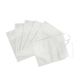 SZSL Disposable Tea Bags 100 Pcs Non-woven Tea Pack Storage Bags Tea Bags Strong Penetration for Loose Leaf Tea & Coffee etc 5cm*7cm
