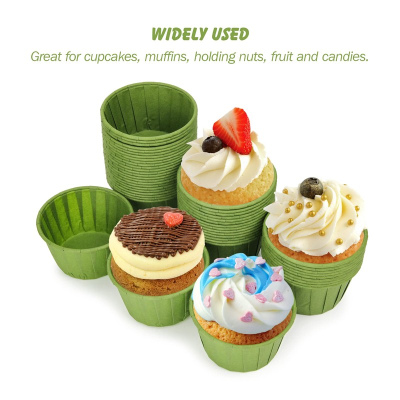 Volein Paper Muffin Cases Pack of 50 Cupcake Moulds for
