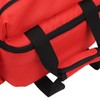 Red Firefighter Bag Large Capacity First Responder Bag Durable Emergency
