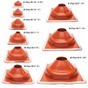 EAGLE 1 Silicone Flexible Roofing Pipe Flashing Boots - On