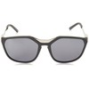 ALPINA Unisex Fleek Sunglasses, Black-silver matt, Unit size