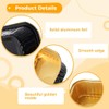 Homaisson 100 PCS Aluminum Foil Cups, 5oz Dessert Cups With