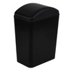 Innouse 16 L/4 Gallon Black Plastic Garbage Bin, Slim Trash