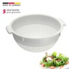 Westmark 21262211 Colander / Strainer with Recessed Handles and Attachment