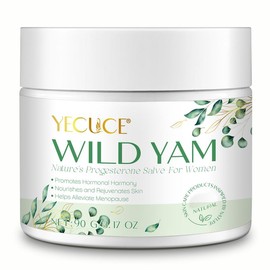 Yecuce Wild Yam Cream, Wild Yam Cream for Hormone Balance, Organic Wild Yam Root Cream for All Skin Types - 90g Moisturizers Skincare Comfort Evening