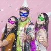 12 Antifaz Metálicos Cartón Multicolor Fiesta Batucada Event