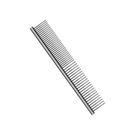 1 Pack Pet Combs with Rounded Ends Stainless Steel Teeth Dog and Cat Comb for Removing Tangles and Knots Suitable for Long and Short Haired Pets,6.3IN (6.3 Inch, Count, 1)