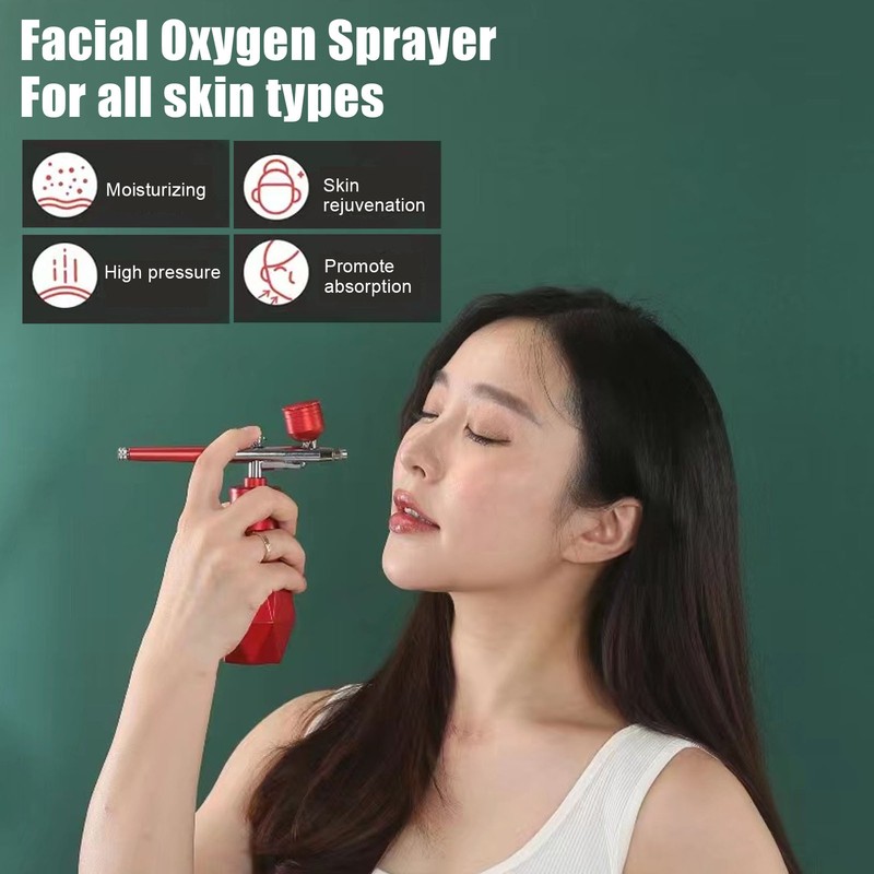 Facial Oxygen Injector High Pressure Fine Mist USB Rechargeable Handheld