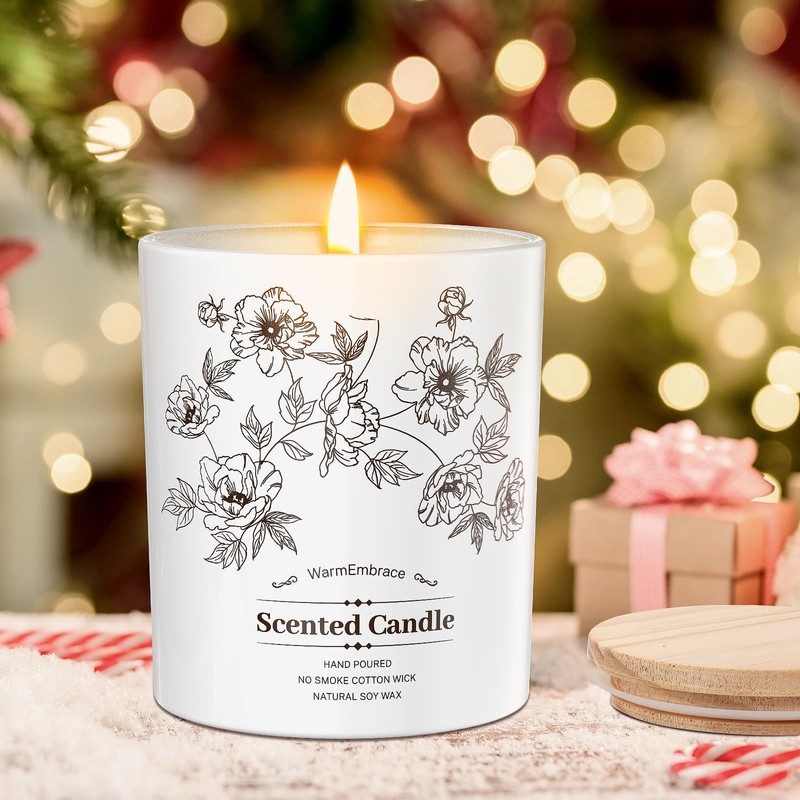 WarmEmbrace Deluxe Scented Candle for Women & Men, Vanilla Coconut,