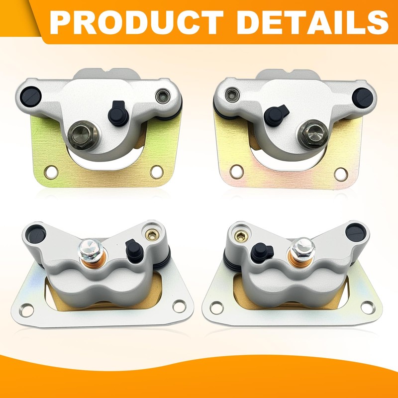Triumilynn Front Rear Brake Caliper for Polaris RZR 800 2008-2014,