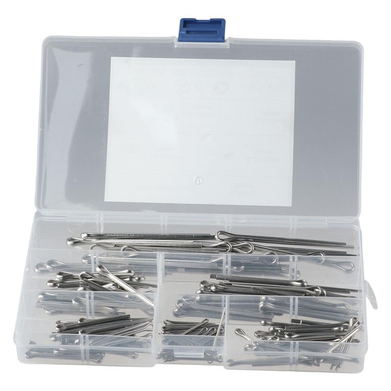 Fudeshe Cotter Pin Assortment 160pcs 304 Stainless Steel GB91 Clevis