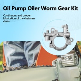 MS311 MS391 Oil Pump Oiler Worm Gear Kit Compatible with Stihl MS311 MS391 MS311C MS391C Chainsaw Replaces 1127 640 3200, 1127 640 3204, 1143 647 9401, 1140 647 9401