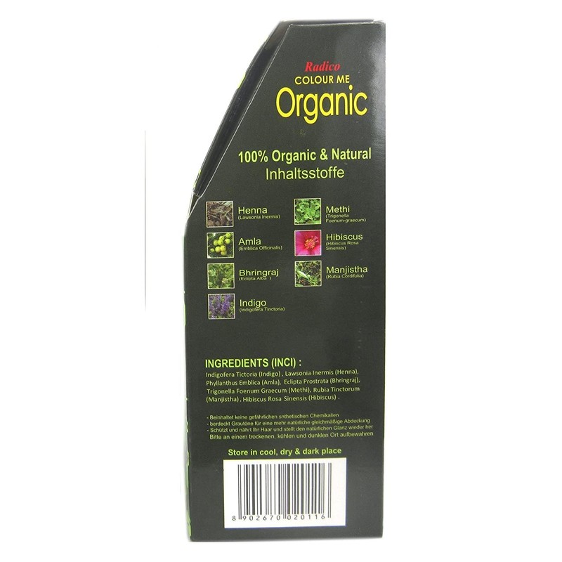 Radico Light Brown, Pack of 2, Colour Me Organic Plant