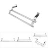 Bathroom Kitchen Towel Holder,Stainless Steel Retractable Bath Towel Rack Double