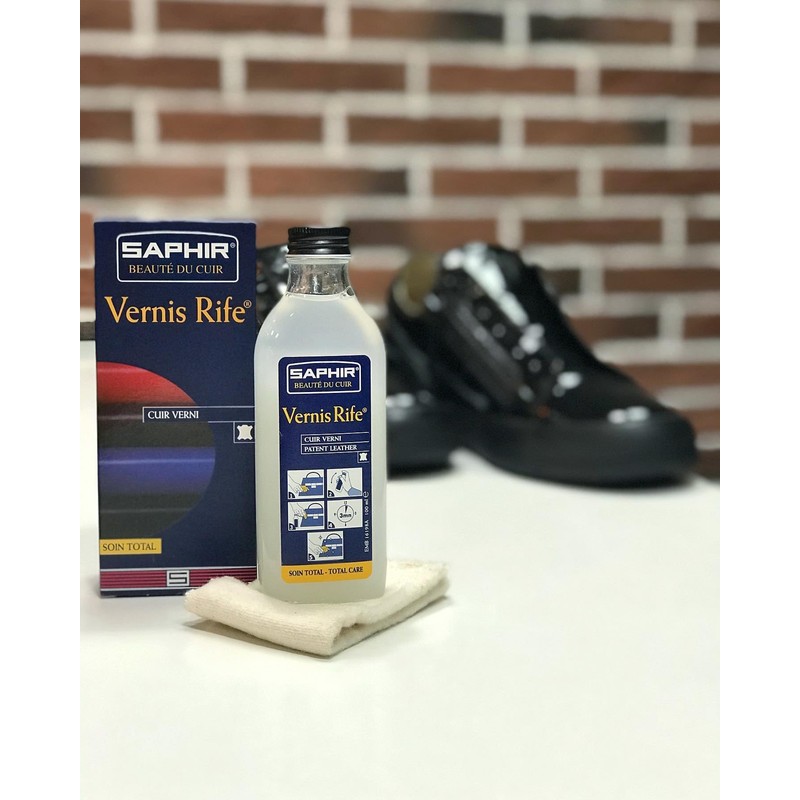 SAPHIR Vernis Rife - Patent Leather Cleaner - Shine, Clean