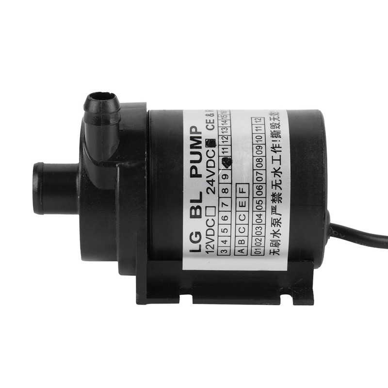 24V10W Black High Temperature Resistance Circulation Low Noise Brushless Water