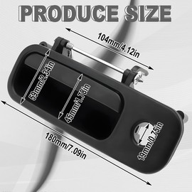 ZAMDOE 1J6827565B Trunk Tailgate Handle for VW Caddy Mk3 2K Golf III 1H1 1E7 1H5 IV 1J1 1J5 Lupo 6X1 6E1 Sharan 7M T5 for Polo 6N2 for Ford Galaxy for Seat Alhambra Arosa Hatchback Luggage Handle